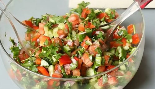 Salatat Bandurah Elias - My Father's Tomato Salad