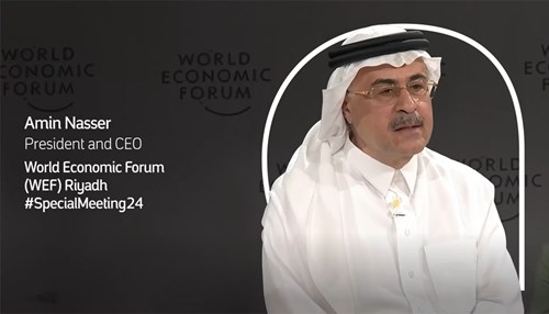 Aramco Reiterates Need for Action-oriented Dialogue at World Economic Forum Special Meeting