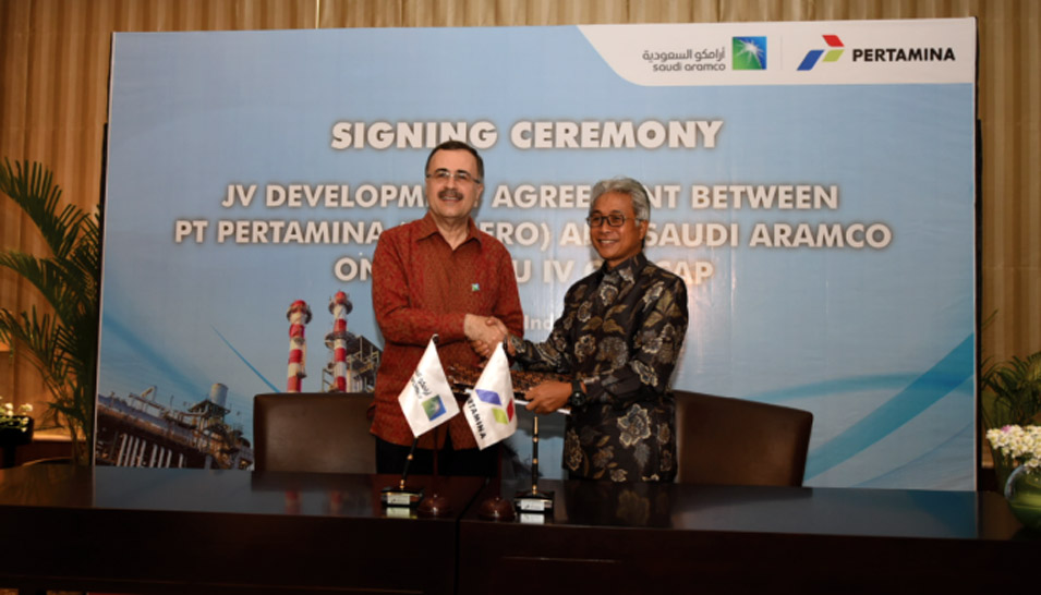 Saudi Aramco & Pertamina Sign JV Devt Agreement