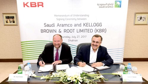 MoU Signed with KBR to Strengthen Company’s in-Kingdom Procurement of Services