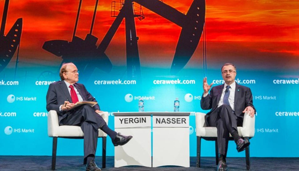 Saudi Aramco CEO Nasser Addresses the Future of Oil at Annual CeraWeek Conference in Houston