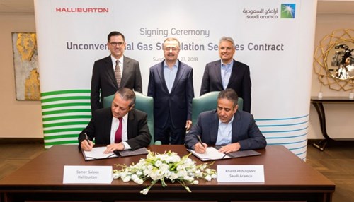 Saudi Aramco Awards Halliburton Contract for Unconventional Gas Stimulation Services