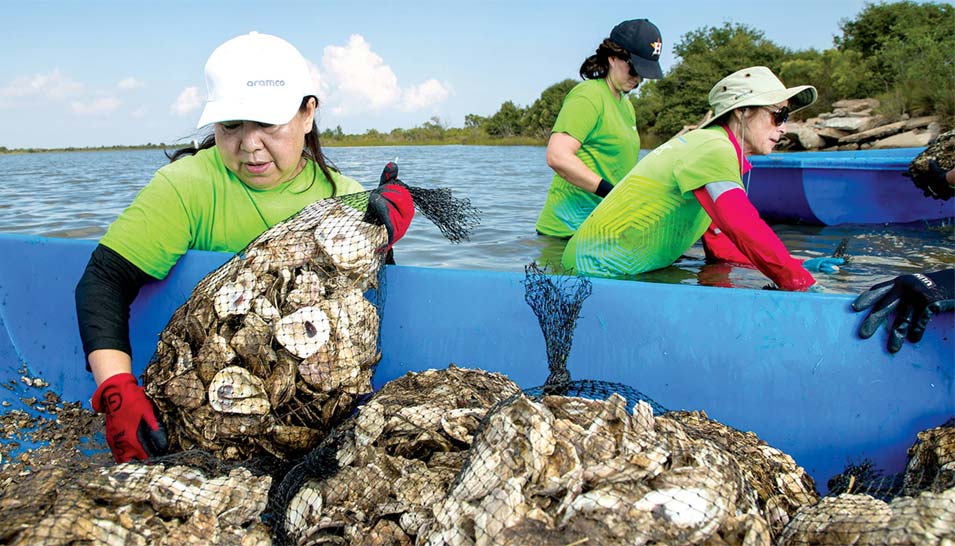 Aramco Honored for Recovery Efforts in Galveston Bay