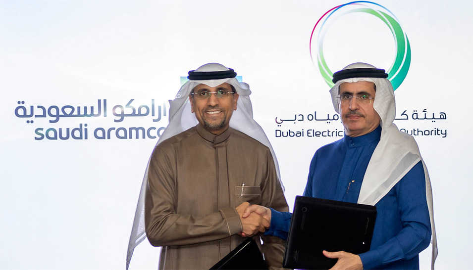 Saudi Aramco and Dubai Electricity & Water Authority Sign MoU to Foster Collaboration in New Energy