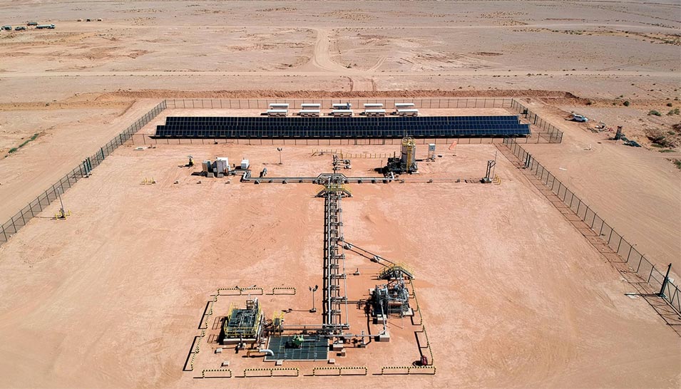 Using Renewables to Power Unconventional Gas Wells in Wa’ad Al-Shamal