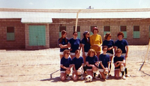 1976 Abqaiq Ladies' Football Team Takes On Abqaiq Men's Football Team