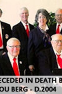 Dick was preceded in death by his first wife, Mary Lou Berg - d.2004