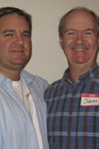 Sam II with his dad, Sam