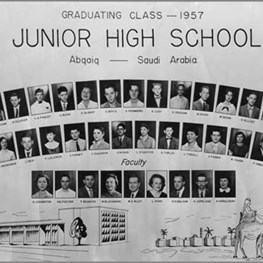 1957 Abqaiq Junior High Graduating Class